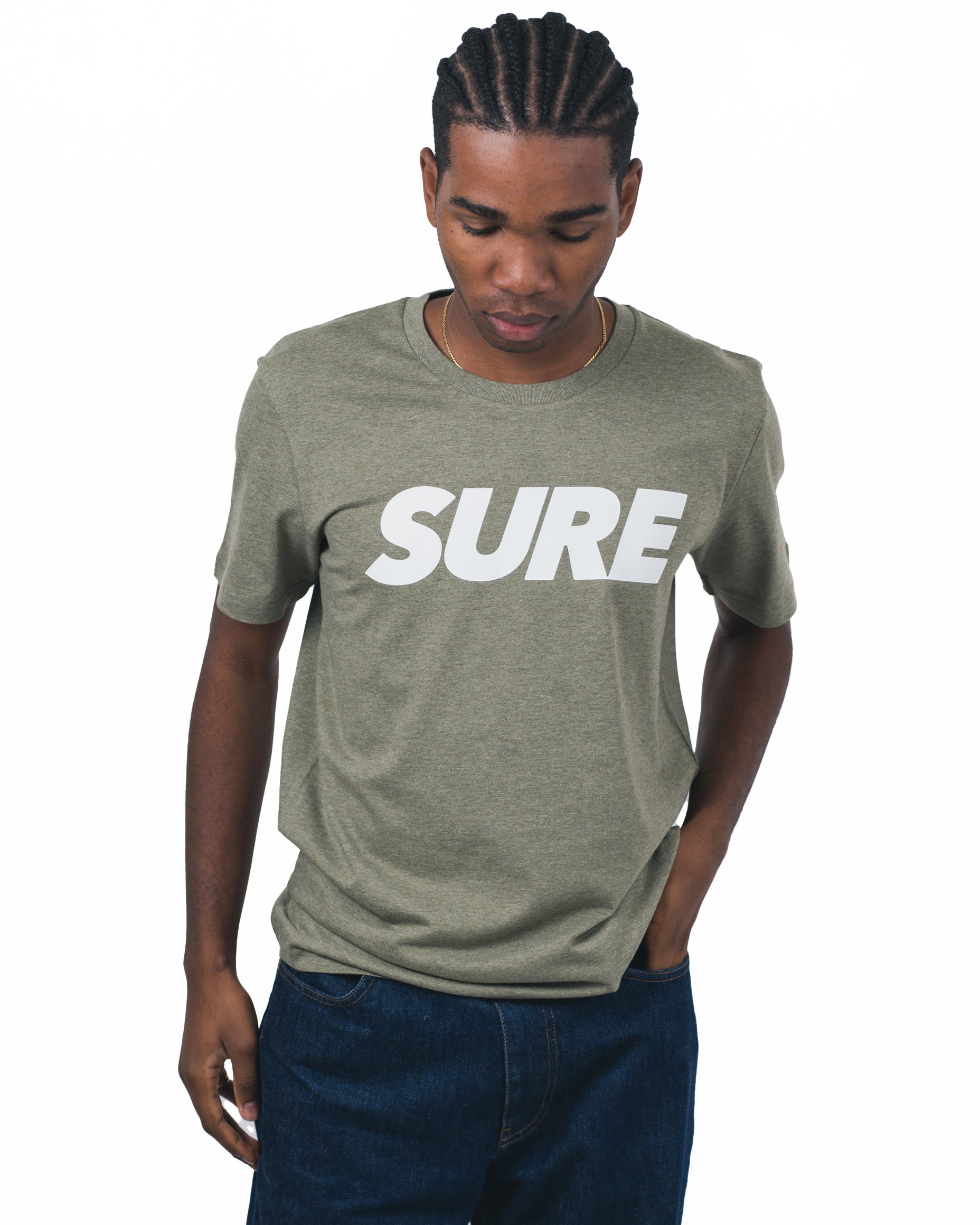 Tee-Shirt SURE OG - Kaki / Chiné - SURE Clothing