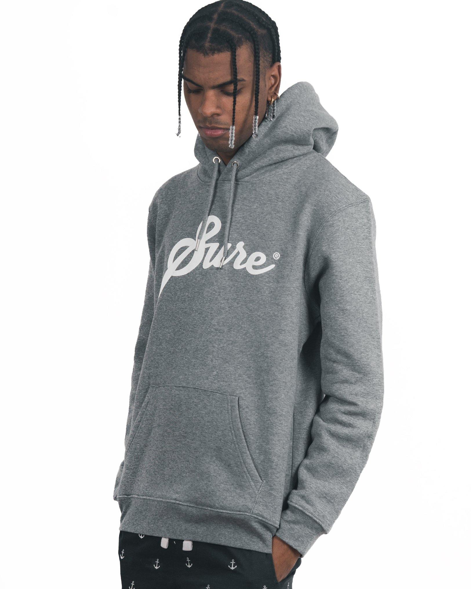 Hoodie Sure Cali. - Gris Chiné - SURE Clothing